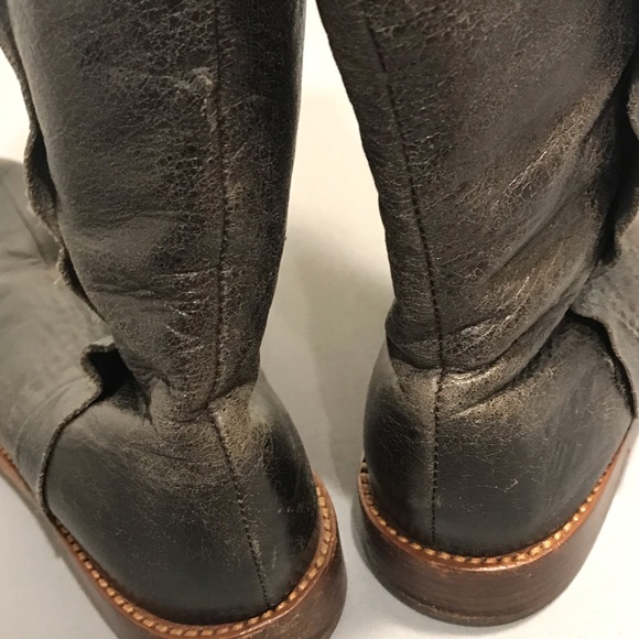 GEE WAWA tall ANTHROPOLOGIE chocolate brown boots - Picture 5 of 8